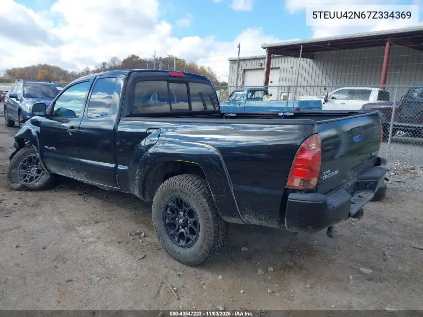 5TEUU42N67Z334369 2007 Toyota Tacoma Base V6
