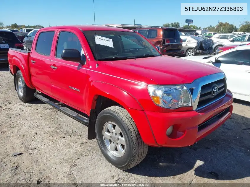 5TEJU62N27Z336893 2007 Toyota Tacoma Prerunner V6