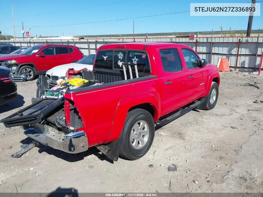 5TEJU62N27Z336893 2007 Toyota Tacoma Prerunner V6