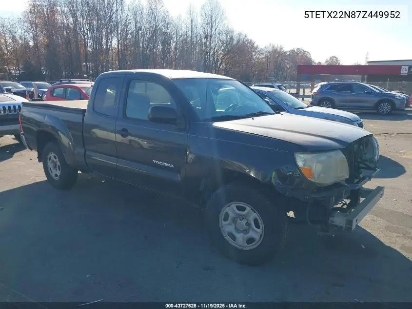 5TETX22N87Z449952 2007 Toyota Tacoma