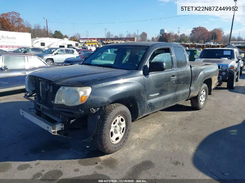 5TETX22N87Z449952 2007 Toyota Tacoma