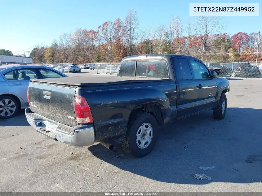 5TETX22N87Z449952 2007 Toyota Tacoma