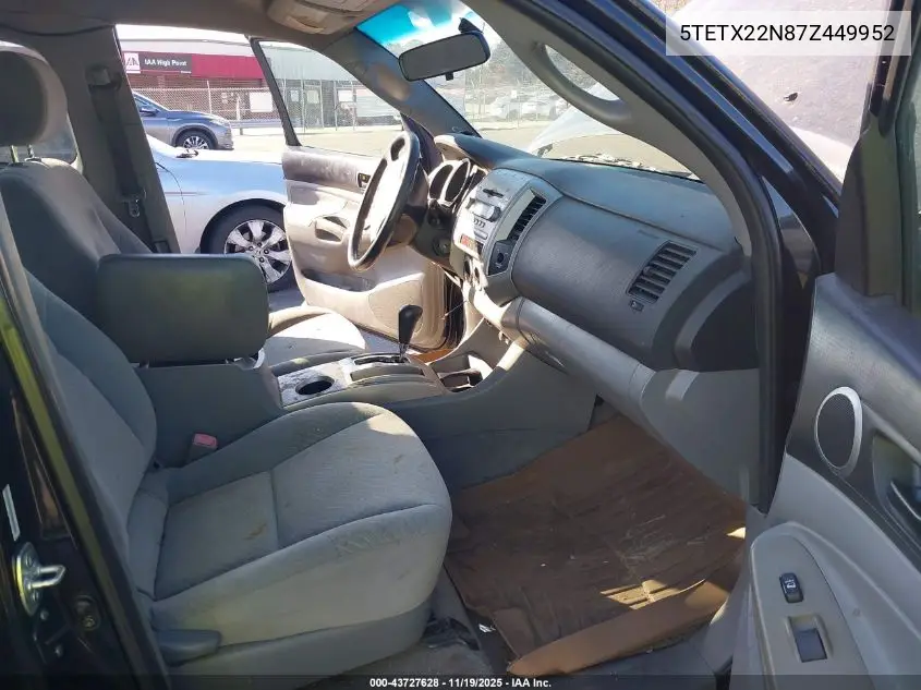 5TETX22N87Z449952 2007 Toyota Tacoma