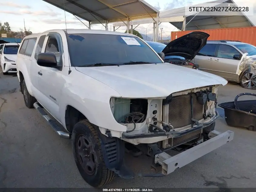 5TETX22N27Z422228 2007 Toyota Tacoma