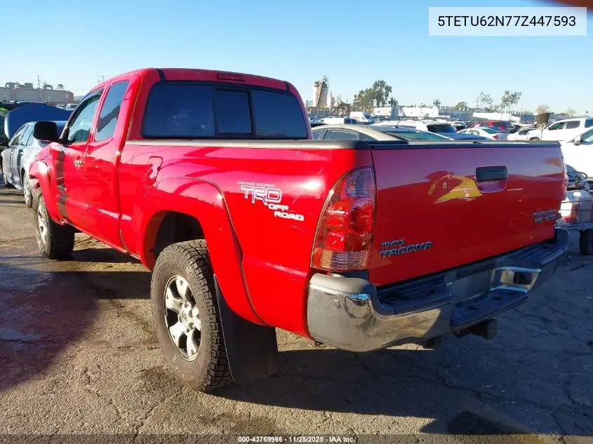 5TETU62N77Z447593 2007 Toyota Tacoma Prerunner V6