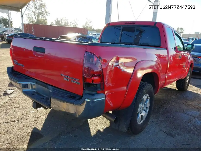 5TETU62N77Z447593 2007 Toyota Tacoma Prerunner V6