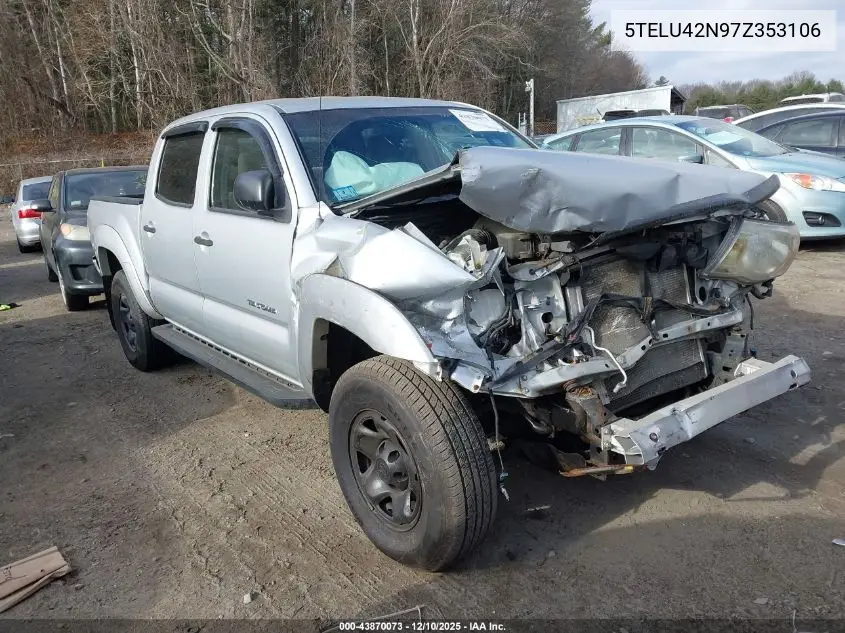 5TELU42N97Z353106 2007 Toyota Tacoma Base V6