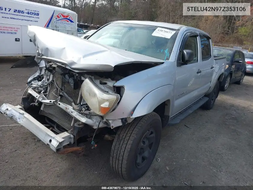 5TELU42N97Z353106 2007 Toyota Tacoma Base V6