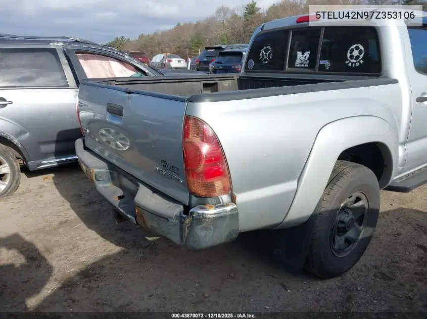 5TELU42N97Z353106 2007 Toyota Tacoma Base V6