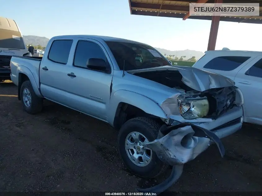 5TEJU62N87Z379389 2007 Toyota Tacoma Prerunner V6