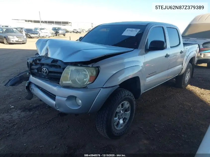 5TEJU62N87Z379389 2007 Toyota Tacoma Prerunner V6