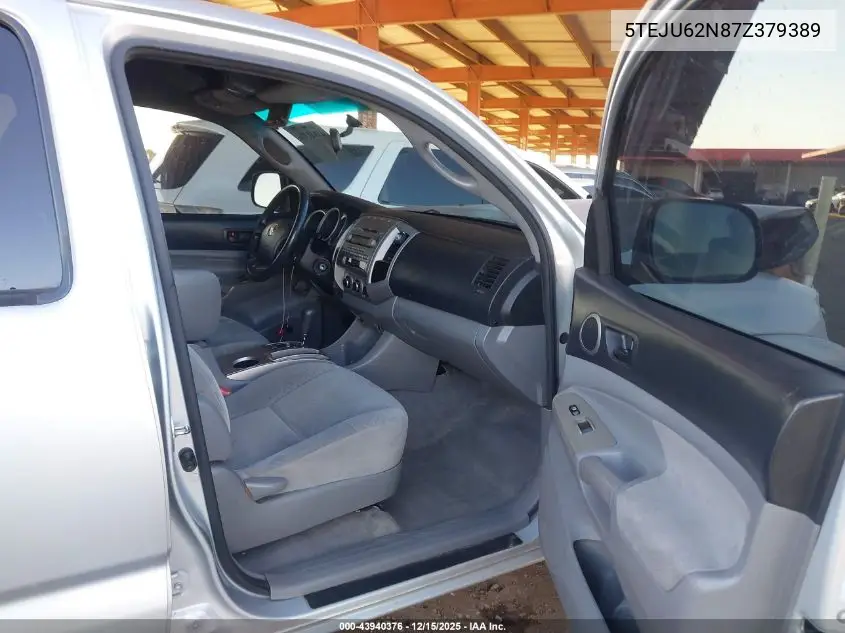 5TEJU62N87Z379389 2007 Toyota Tacoma Prerunner V6