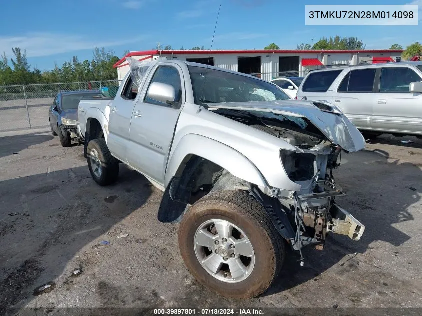 2008 Toyota Tacoma Dbl Cab Prerunner Lng Bed VIN: 3TMKU72N28M014098 Lot: 39897801