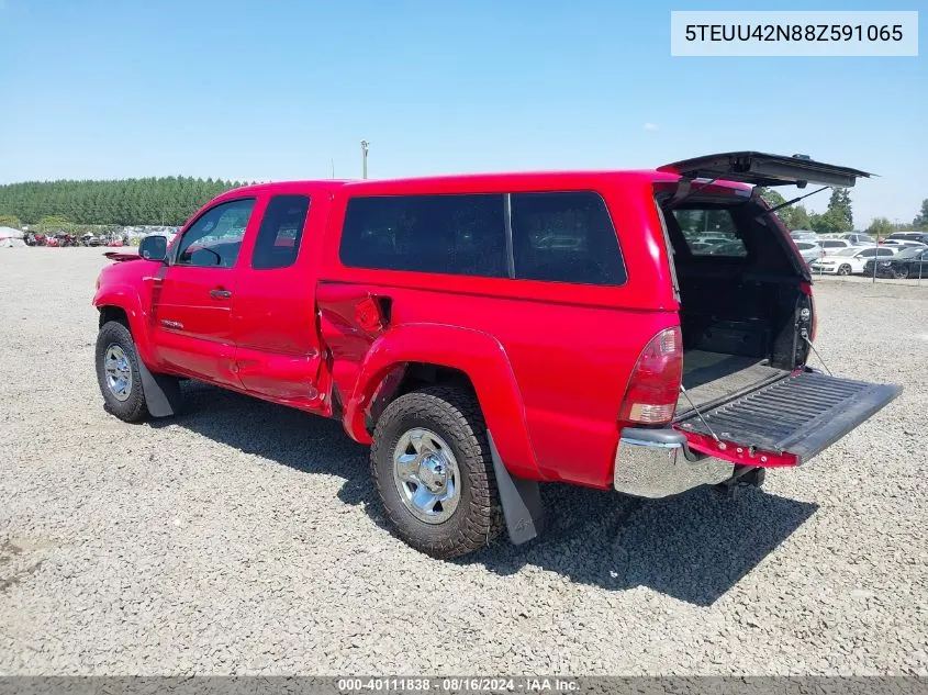 5TEUU42N88Z591065 2008 Toyota Tacoma Base V6