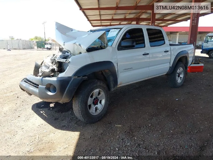 3TMLU42N08M013616 2008 Toyota Tacoma Base V6