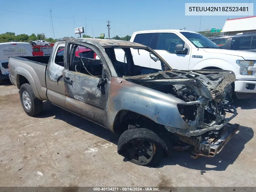 5TEUU42N18Z523481 2008 Toyota Tacoma Base V6