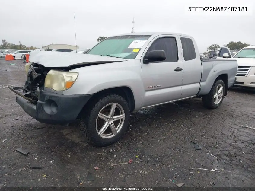 5TETX22N68Z487181 2008 Toyota Tacoma