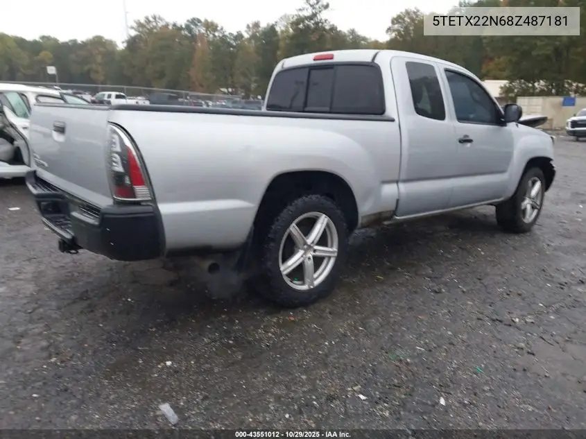 5TETX22N68Z487181 2008 Toyota Tacoma