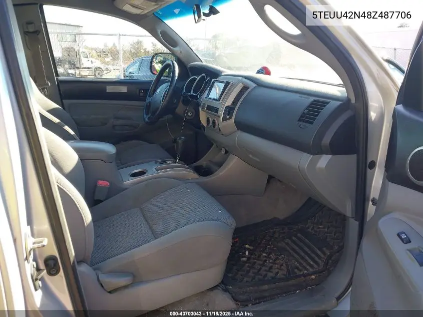 5TEUU42N48Z487706 2008 Toyota Tacoma Base V6