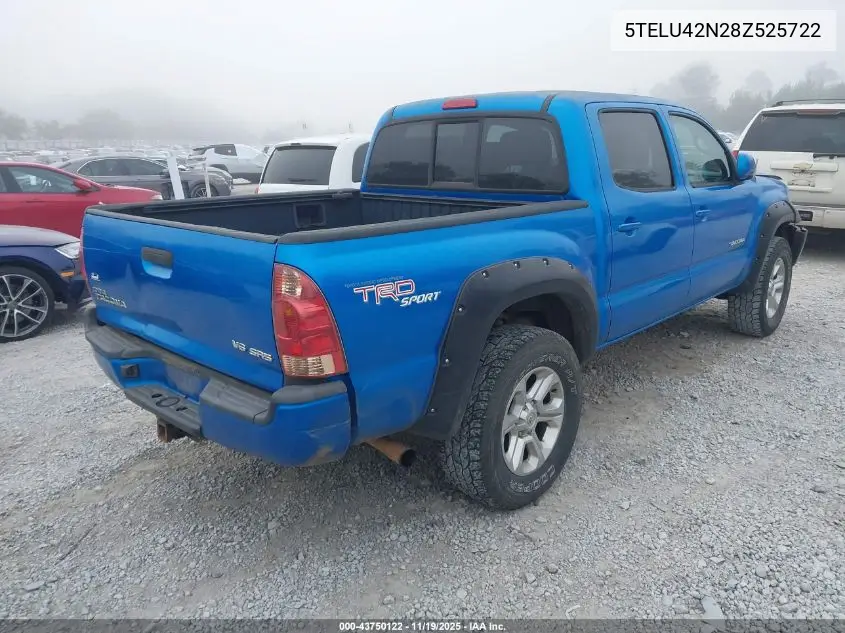 5TELU42N28Z525722 2008 Toyota Tacoma Base V6