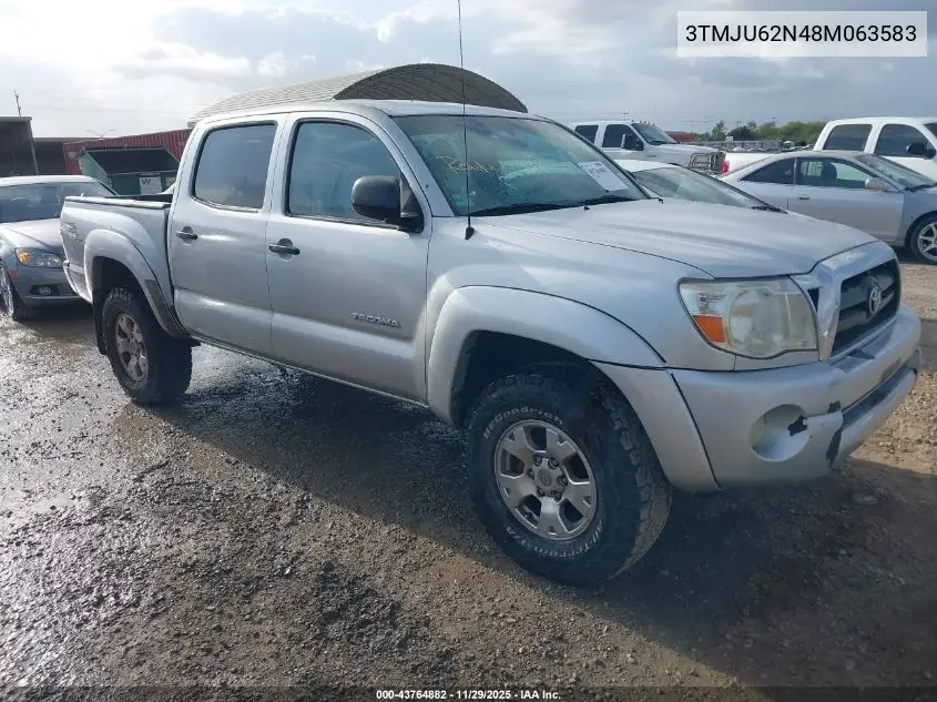 3TMJU62N48M063583 2008 Toyota Tacoma Prerunner V6
