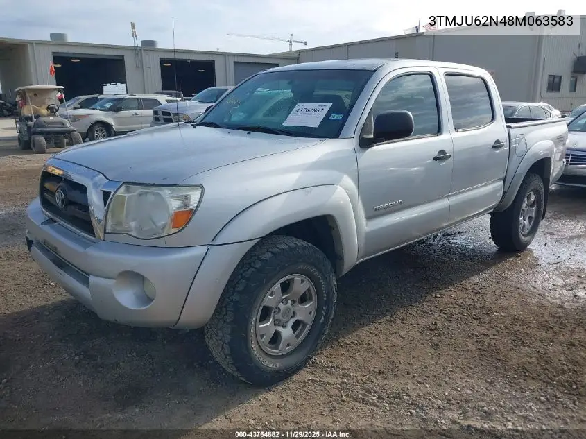 3TMJU62N48M063583 2008 Toyota Tacoma Prerunner V6