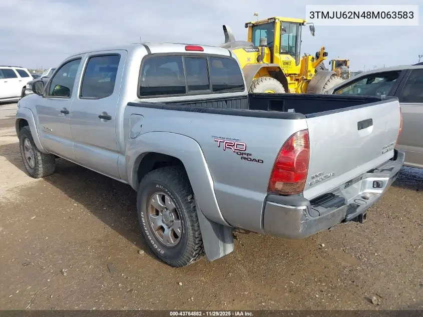 3TMJU62N48M063583 2008 Toyota Tacoma Prerunner V6