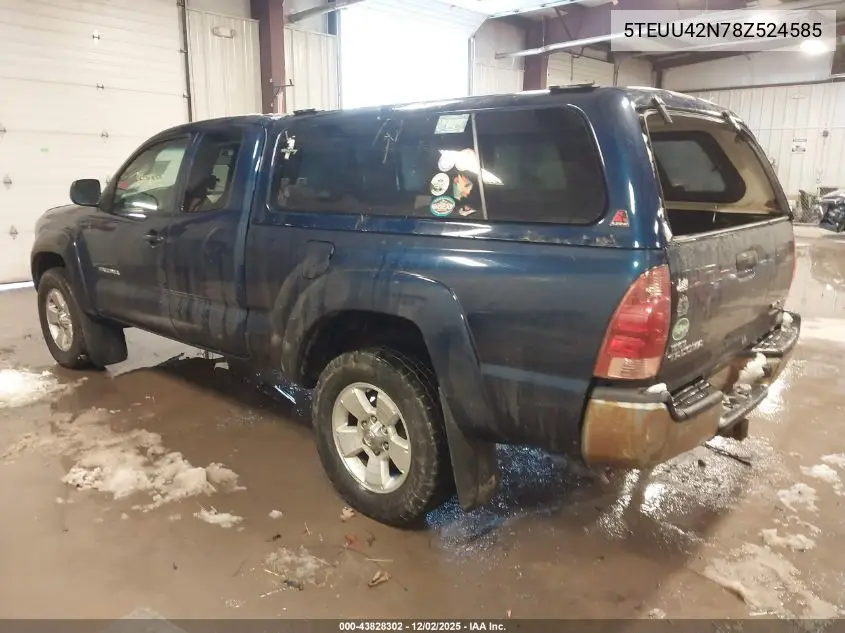 5TEUU42N78Z524585 2008 Toyota Tacoma Base V6