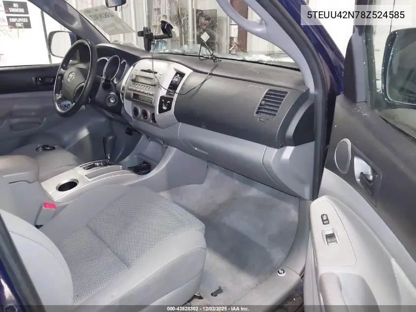 5TEUU42N78Z524585 2008 Toyota Tacoma Base V6