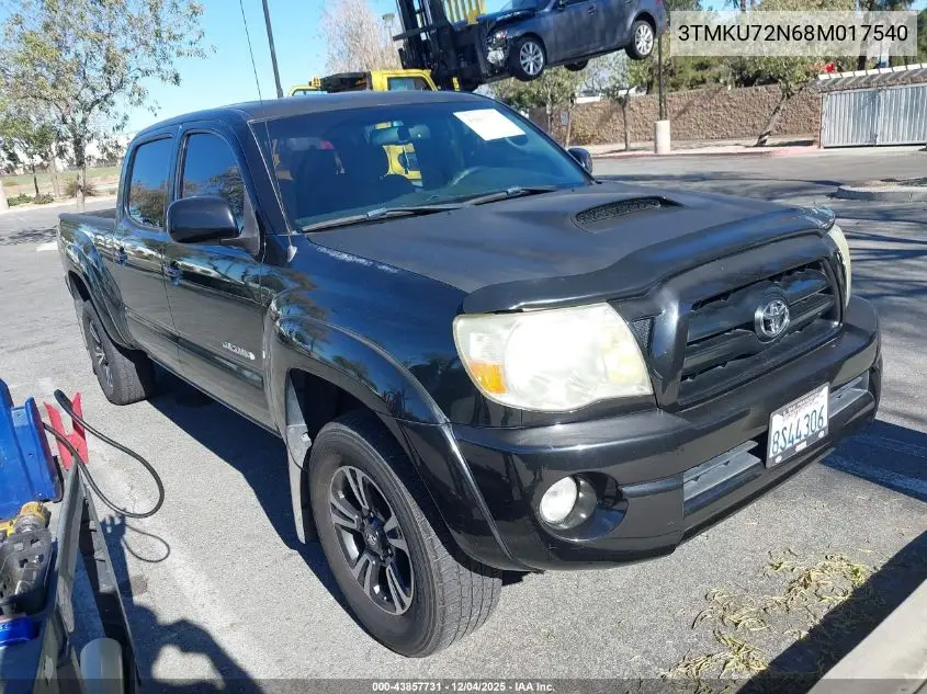 3TMKU72N68M017540 2008 Toyota Tacoma Prerunner V6