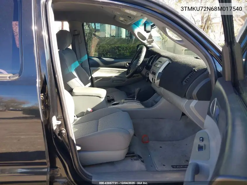 3TMKU72N68M017540 2008 Toyota Tacoma Prerunner V6