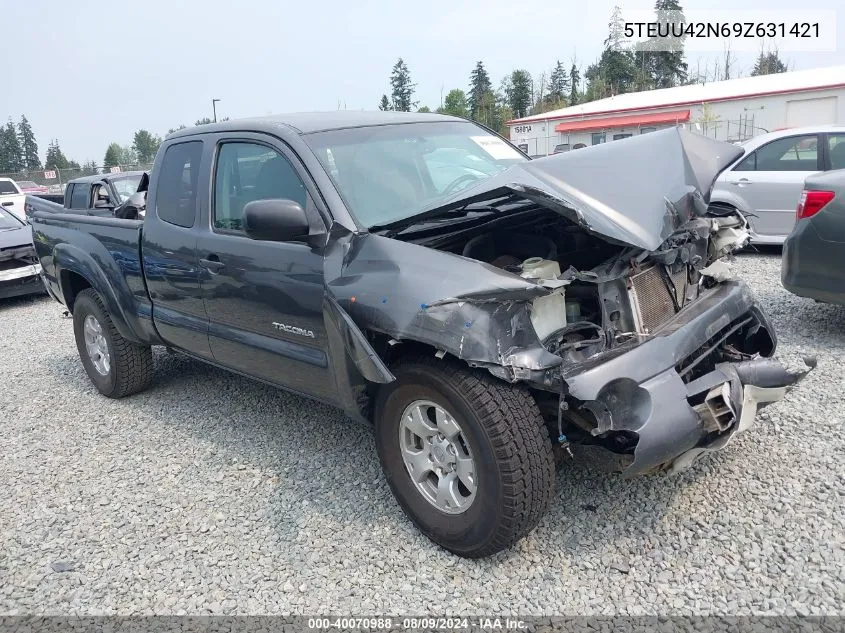 5TEUU42N69Z631421 2009 Toyota Tacoma Base V6