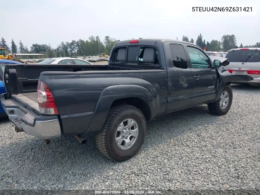 5TEUU42N69Z631421 2009 Toyota Tacoma Base V6