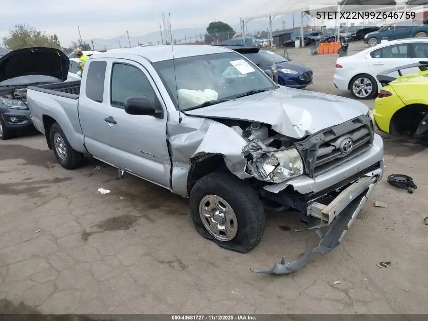 5TETX22N99Z646759 2009 Toyota Tacoma