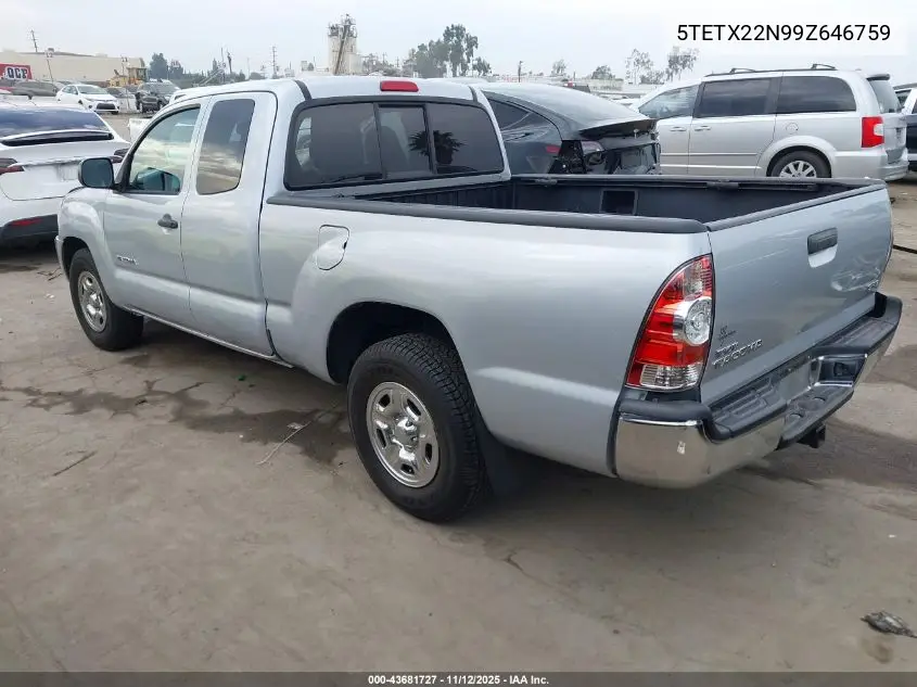 5TETX22N99Z646759 2009 Toyota Tacoma