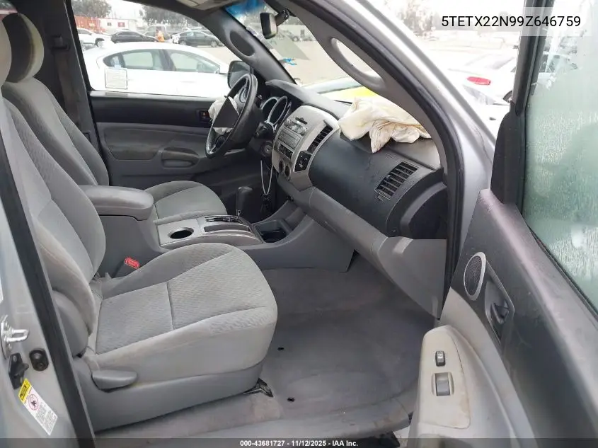 5TETX22N99Z646759 2009 Toyota Tacoma