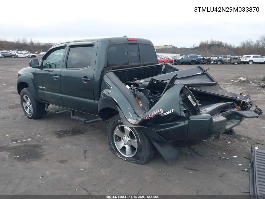 3TMLU42N29M033870 2009 Toyota Tacoma Base V6