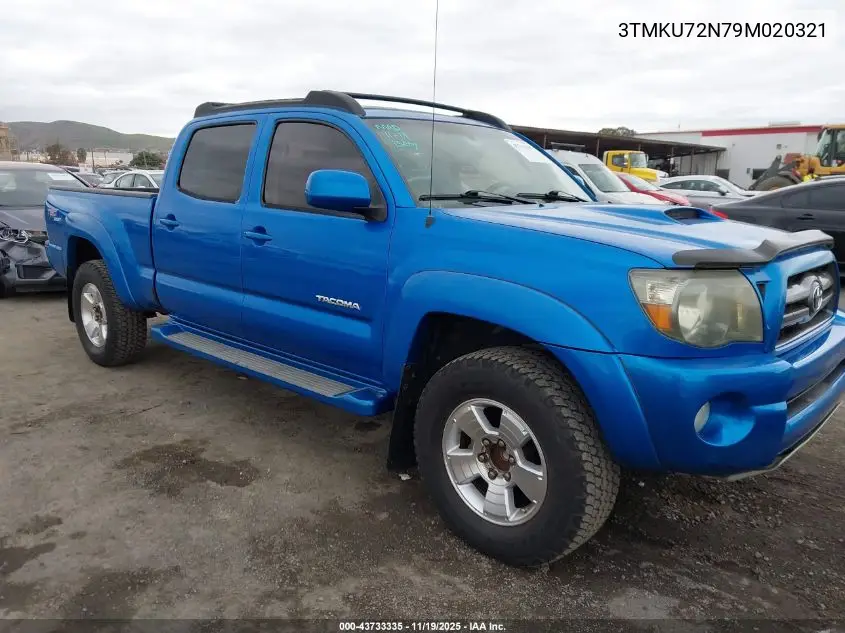 3TMKU72N79M020321 2009 Toyota Tacoma Prerunner V6