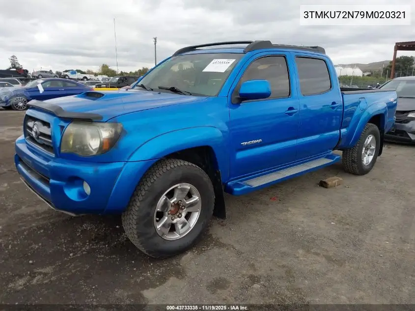 3TMKU72N79M020321 2009 Toyota Tacoma Prerunner V6