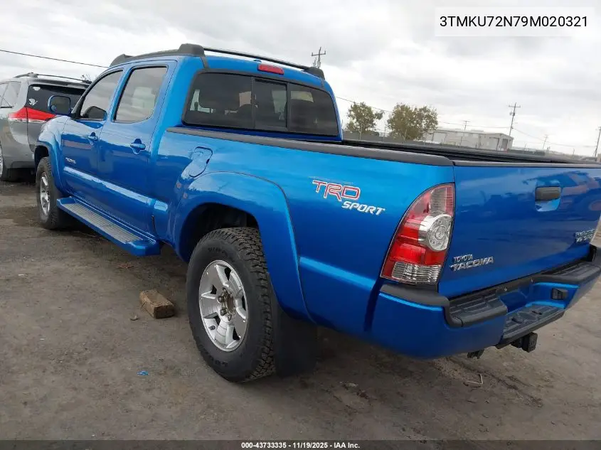 3TMKU72N79M020321 2009 Toyota Tacoma Prerunner V6