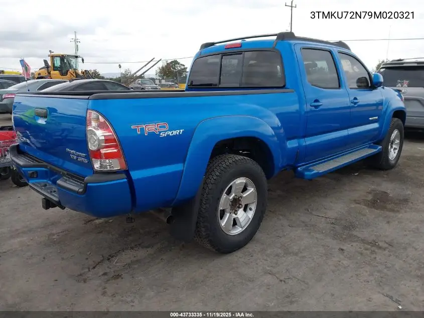 3TMKU72N79M020321 2009 Toyota Tacoma Prerunner V6