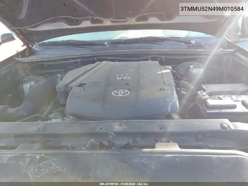 3TMMU52N49M010584 2009 Toyota Tacoma Base V6