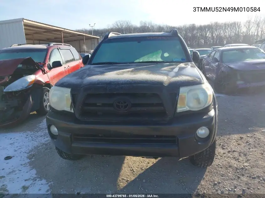 3TMMU52N49M010584 2009 Toyota Tacoma Base V6