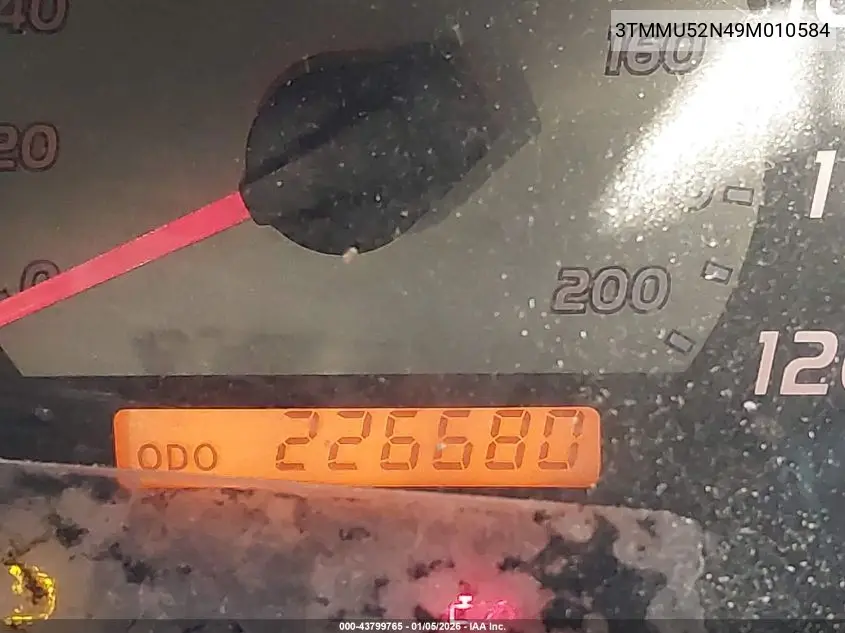 3TMMU52N49M010584 2009 Toyota Tacoma Base V6