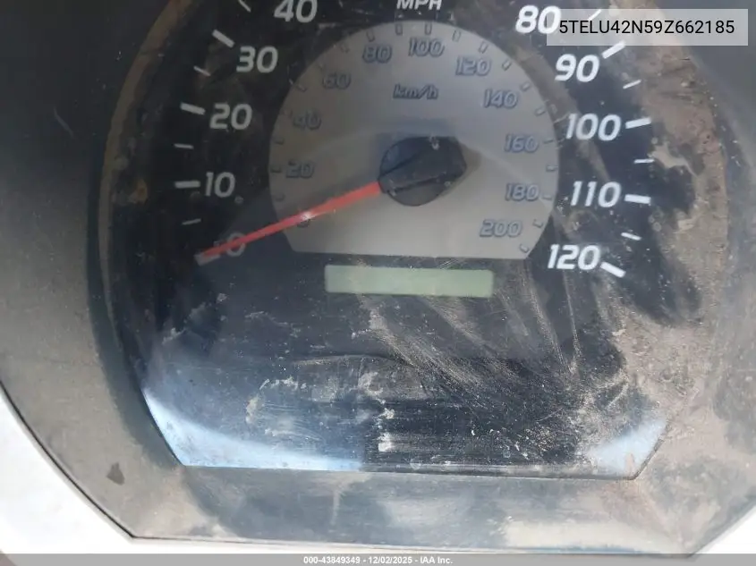 5TELU42N59Z662185 2009 Toyota Tacoma Base V6