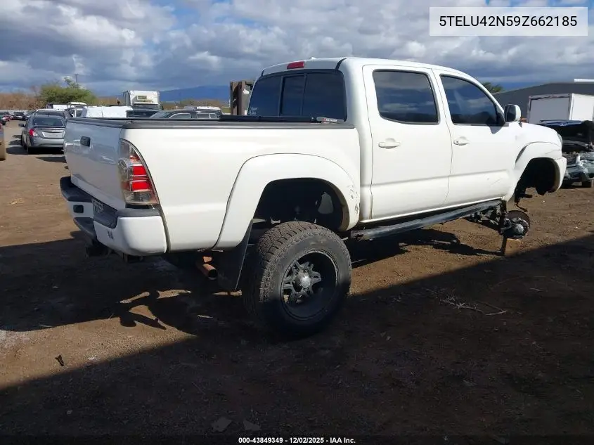 5TELU42N59Z662185 2009 Toyota Tacoma Base V6
