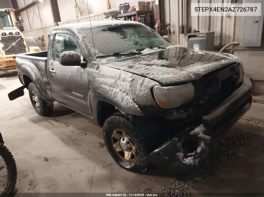 5TEPX4EN2AZ726787 2010 Toyota Tacoma
