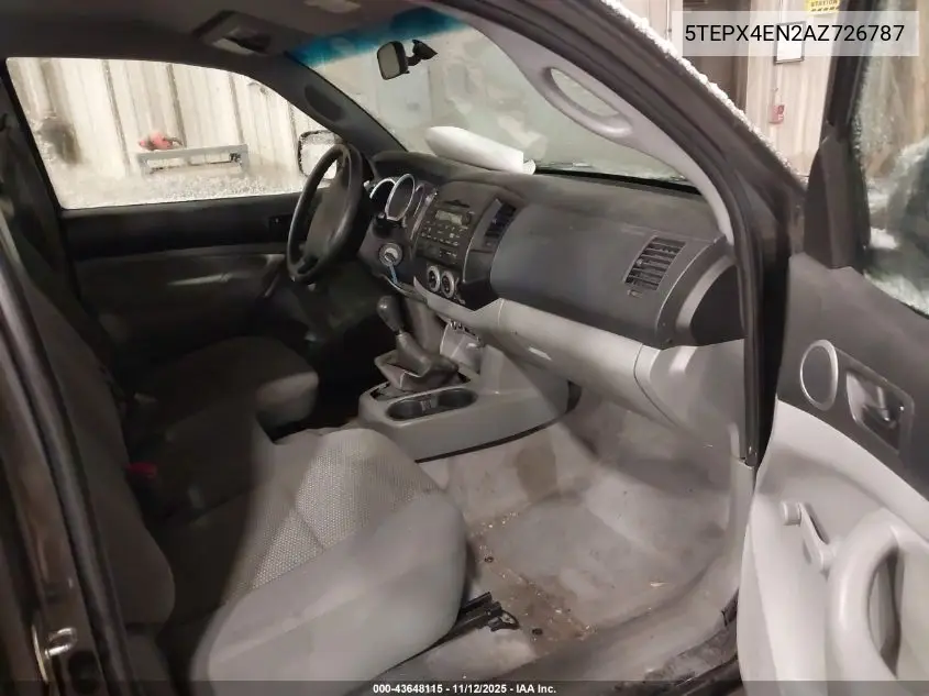 5TEPX4EN2AZ726787 2010 Toyota Tacoma