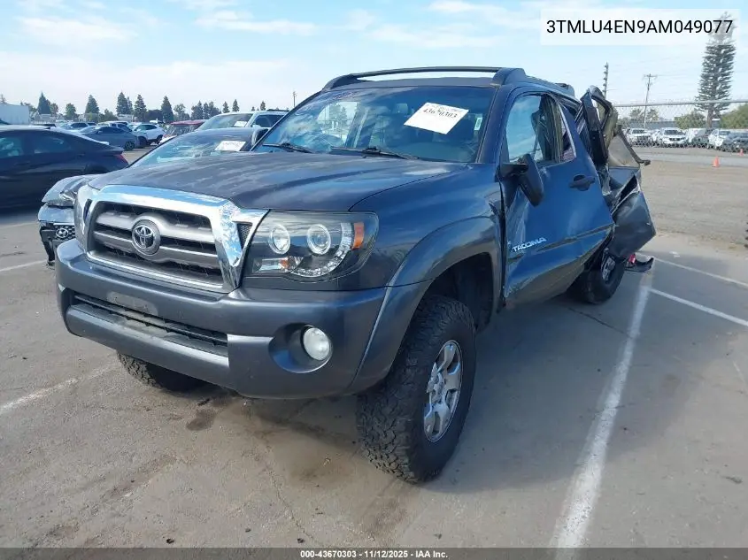 3TMLU4EN9AM049077 2010 Toyota Tacoma Base V6