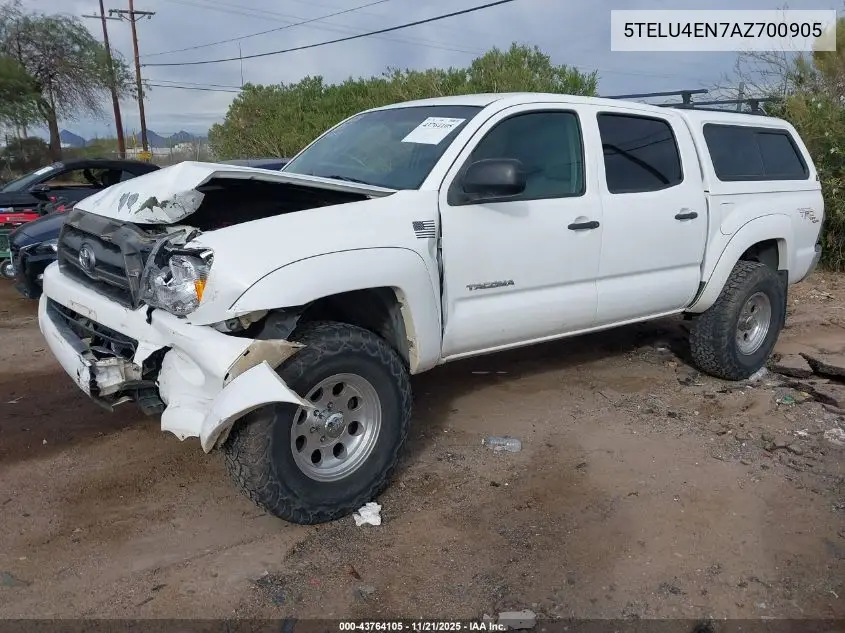 5TELU4EN7AZ700905 2010 Toyota Tacoma Base V6